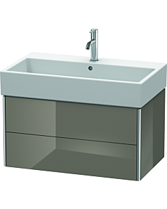 Duravit XSquare XS419508989 78,4x39,7x46cm, 2 tiroirs, Flannel Grey hochglanz
