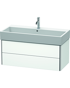 Duravit XSquare Waschtisch-Unterschrank XS419601818 98,4x39,7x46cm, 2 Schubkästen, weiß matt