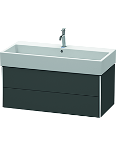 Duravit XSquare XS419604949 98,4x39,7x46cm, 2 tiroirs, Graphit mat