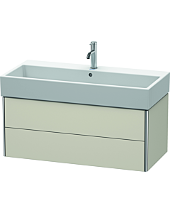 Duravit XSquare Duravit XS419609191 98,4x39,7x46cm, 2 tiroirs, Taupe