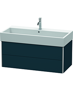 Duravit XSquare Waschtisch-Unterschrank XS419609898 98,4x39,7x46cm, 2 Schubkästen, Nachtblau seidenmatt