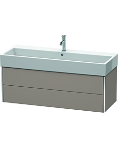 Duravit XSquare Waschtisch-Unterschrank XS419704343 118,4x39,7x46cm, 2 Schubkästen, Basalt matt