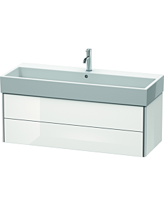 Duravit XSquare Duravit XSquare XS419708585 118.4x39.7x46cm, 2 drawers, white high gloss