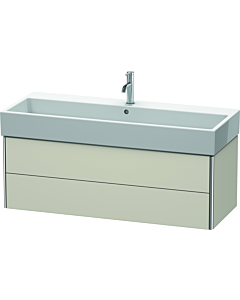 Duravit XSquare Waschtisch-Unterschrank XS419709191 118,4x39,7x46cm, 2 Schubkästen, Taupe
