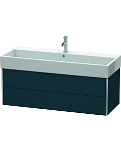 Duravit XSquare Waschtisch-Unterschrank XS419709898 118,4x39,7x46cm, 2 Schubkästen, Nachtblau seidenmatt