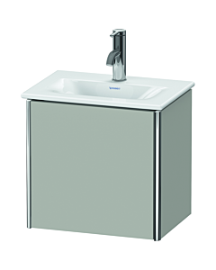 Duravit XSquare Meuble sous lavabo XS4220L0707 43x39,7x30,8cm, articulé à gauche, béton mat, 1 porte