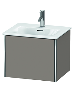 Duravit XSquare Meuble sous lavabo XS422104343 51x39,7x41,8cm, 1 tiroir, basalte mat