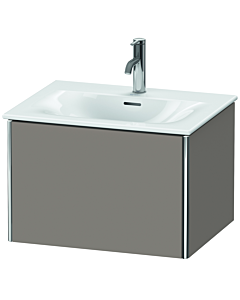 Duravit XSquare Meuble sous lavabo XS422204343 61x39,7x47,8cm, mat basaltique, 1 tiroir