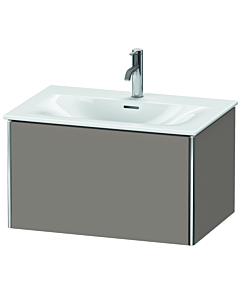 Duravit XSquare Meuble sous lavabo XS422304343 71x39,7x47,8cm, mat basaltique, 1 tiroir