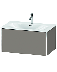 Duravit XSquare Meuble sous lavabo XS422404343 81x39,7x47,8cm, mat basaltique, 1 tiroir