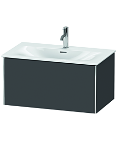 Duravit XSquare Waschtisch-Unterschrank XS422404949 81x39,7x47,8cm, Graphit matt, 1 Auszug