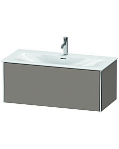 Duravit XSquare Meuble sous lavabo XS422504343 101x39,7x47,8cm, mat basaltique, 1 tiroir