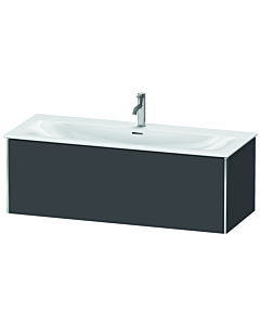 Duravit XSquare Meuble sous lavabo XS422604949 121x39,7x47,8cm, graphite mat, 1 tiroir