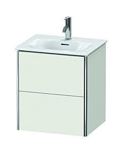 Duravit XSquare Meuble sous lavabo XS432103939 51x56x41,8cm, 2 tiroirs, Nordic weiß