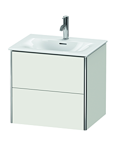 Duravit XSquare Meuble sous lavabo XS432203939 61x56x47,8cm, Nordic weiß , 2 tiroirs