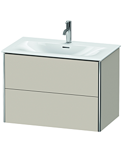 Duravit XSquare Waschtisch-Unterschrank XS432409191 81x56x47,8cm, Taupe, 2 Schubkästen