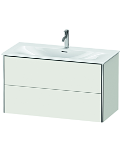 Duravit XSquare Meuble sous lavabo XS432503939 101x56x47,8cm, Nordic weiß , 2 tiroirs