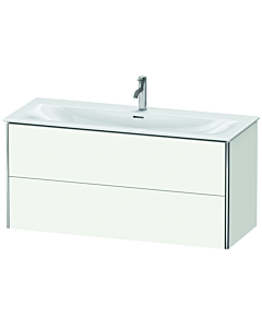 Duravit XSquare Waschtisch-Unterschrank XS432603636 121x56x47,8cm, weiß seidenmatt, 2 Schubkästen