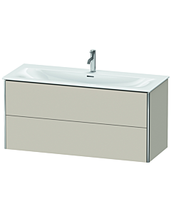 Duravit XSquare Waschtisch-Unterschrank XS432609191 121x56x47,8cm, Taupe, 2 Schubkästen