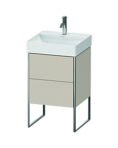 Duravit XSquare Waschtisch-Unterschrank XS443909191 48,4x73,1x46cm, 2 Auszüge, Taupe