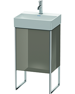 Duravit XSquare Waschtisch-Unterschrank XS4441R8989 43,4x49,9x34cm, Tür rechts, Flannel Grey hochglanz