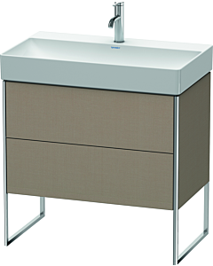 Duravit XSquare Waschtisch-Unterschrank XS444307575 78,4x49,1x46cm, 2 Auszüge, Leinen