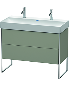Duravit XSquare XS444409292 98,4x49,1x46cm, 2 Steingrau seidenmatt , Steingrau seidenmatt