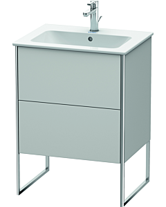 Duravit XSquare Waschtisch-Unterschrank XS444503939 61x59,2x47,8cm, 2 Auszüge, Nordic weiß seidenmatt