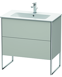 Duravit XSquare Waschtisch-Unterschrank XS444600707 81x59,2x47,8cm, 2 Auszüge, Betongrau matt