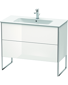 Duravit XSquare Waschtisch-Unterschrank XS444702222 101x59,2x47,8cm, 2 Auszüge, weiß hochglanz