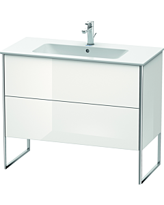 Duravit XSquare Duravit XS444708585 101x59,2x47,8 cm, 2 tiroirs, blanc brillant