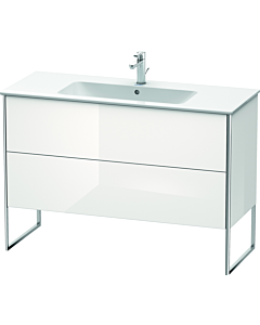 Duravit XSquare Waschtisch-Unterschrank XS444802222 121x59,2x47,8cm, 2 Auszüge, weiß hochglanz