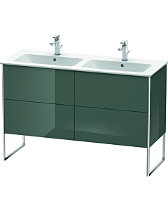Duravit XSquare Duravit lavabo XS444903838 128x59,2x47,8cm, 4 tiroirs, gris Dolomiti très brillant