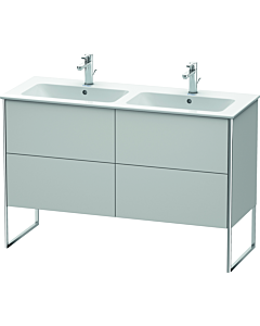 Duravit XSquare Waschtisch-Unterschrank XS444903939 128x59,2x47,8cm, 4 Auszüge, Nordic weiß seidenmatt