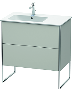 Duravit XSquare Duravit XSquare XS445000707 81x59,2x47,8cm, 2 pullouts, basin left, concrete gray matt