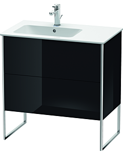 Duravit XSquare Duravit XSquare XS445004040 81x59,2x47,8cm, 2 pull-outs, basin left, black high gloss
