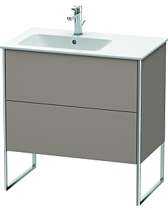 Duravit XSquare Duravit XSquare XS445004343 81x59,2x47,8cm, 2 pullouts, basin left, basalt matt