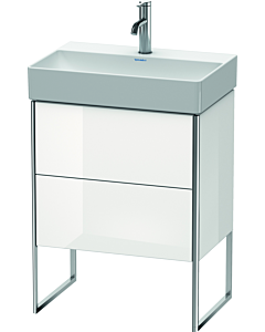 Duravit XSquare Duravit XS445302222 58.4x49.1x39cm, 2 tiroirs, blanc très brillant