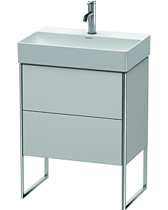 Duravit XSquare Waschtisch-Unterschrank XS445303939 58,4x49,1x39cm, 2 Auszüge, Nordic weiß seidenmatt