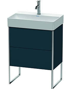 Duravit XSquare Duravit XSquare XS445309898 58,4x49,1x39cm, 2 pull-outs, Nachtblau seidenmatt
