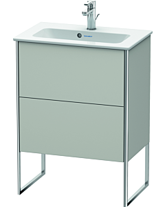 Duravit XSquare Waschtisch-Unterschrank XS445400707 61x59,2x38,8cm, 2 Auszüge, Betongrau matt
