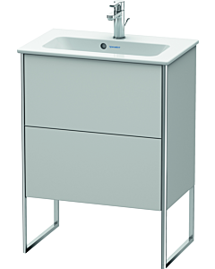 Duravit XSquare Waschtisch-Unterschrank XS445403939 61x59,2x38,8cm, 2 Auszüge, Nordic weiß seidenmatt
