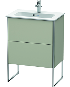Duravit XSquare Waschtisch-Unterschrank XS445406060 61x59,2x38,8cm, 2 Auszüge, Taupe seidenmatt