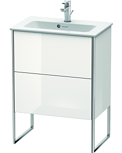 Duravit XSquare Waschtisch-Unterschrank XS445408585 61x59,2x38,8cm, 2 Auszüge, weiß hochglanz
