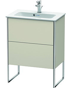 Duravit Meuble sous Duravit XSquare XS445409191 61x59,2x38,8cm, 2 tiroirs, taupe