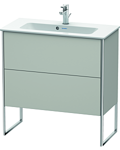 Duravit XSquare Waschtisch-Unterschrank XS445500707 81x59,2x38,8cm, 2 Auszüge, Betongrau matt