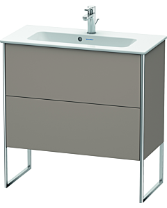 Duravit XSquare Waschtisch-Unterschrank XS445504343 81x59,2x38,8cm, 2 Auszüge, Basalt matt