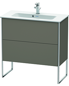 Duravit XSquare Waschtisch-Unterschrank XS445509090 81x59,2x38,8cm, 2 Auszüge, Flannel Grey seidenmatt