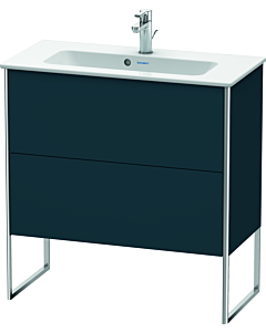 Duravit XSquare Waschtisch-Unterschrank XS445509898 81x59,2x38,8cm, 2 Auszüge, Nachtblau seidenmatt