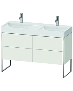 Duravit XSquare Meuble sous lavabo XS445603939 118,4x73,1x46cm, 4 Nordic weiß , Nordic weiß